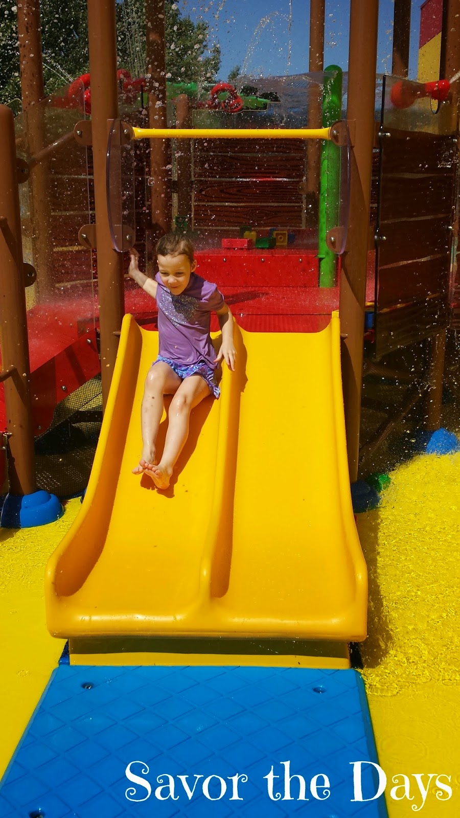 Slides at Pirate Beach Legoland Discovery Center in Grapevine