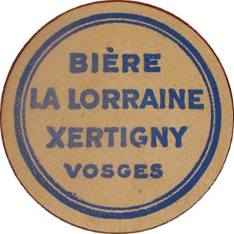 Ancien Sous Bock Brasserie de Xertigny LA LORRAINE 