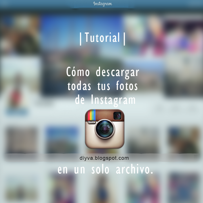 Tutorial descargar fotos Instagram