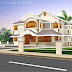 Cute villa design in 2900 sq.feet