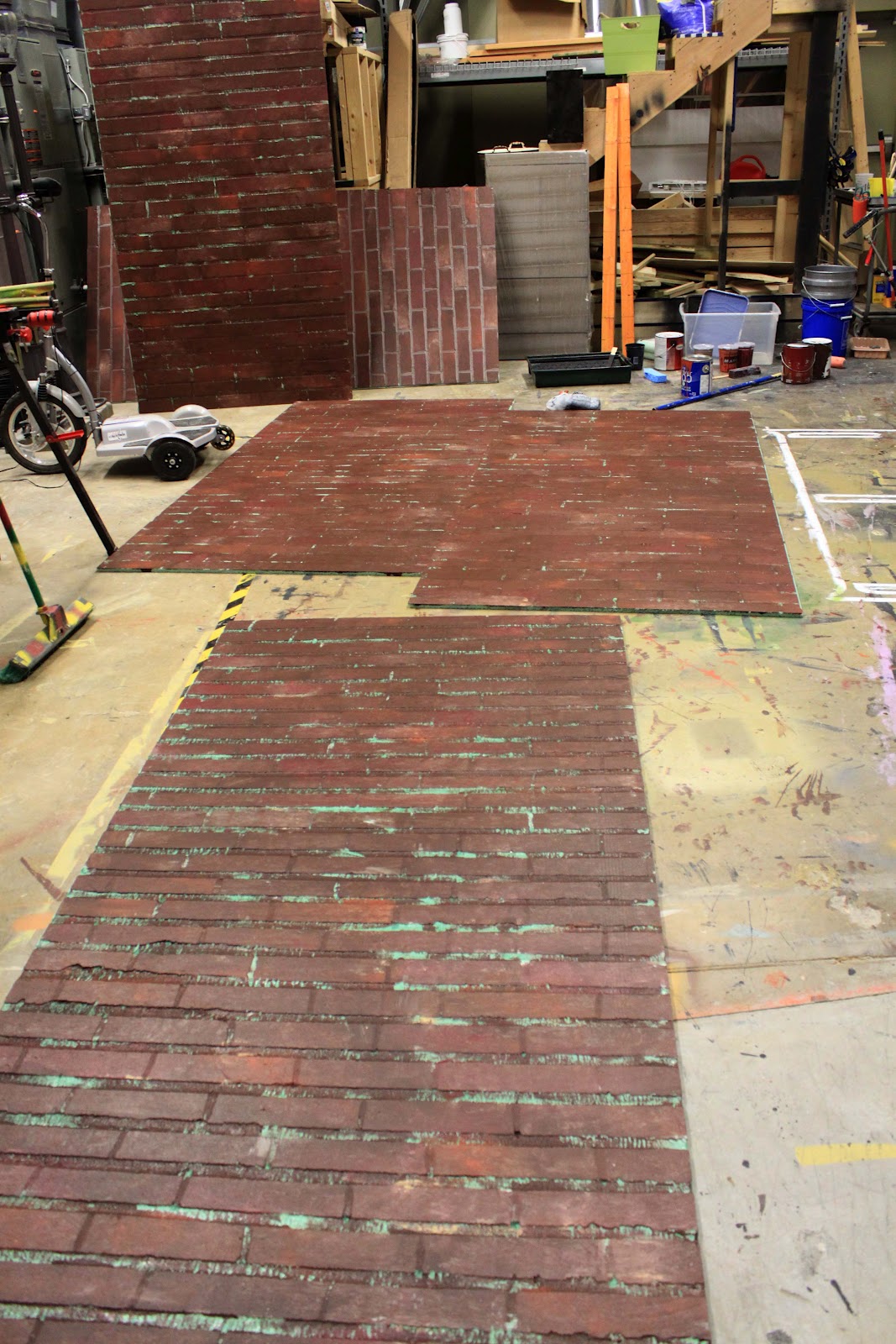 The Creative Imperative: Faux Brick and Rusted Iron (Some Pics From Our