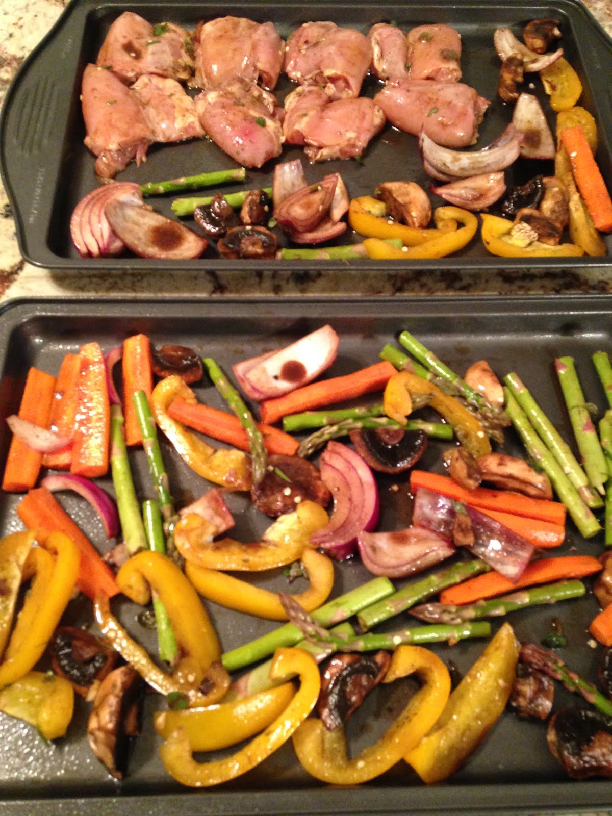 Roasted Balsamic Chicken with Vegetables