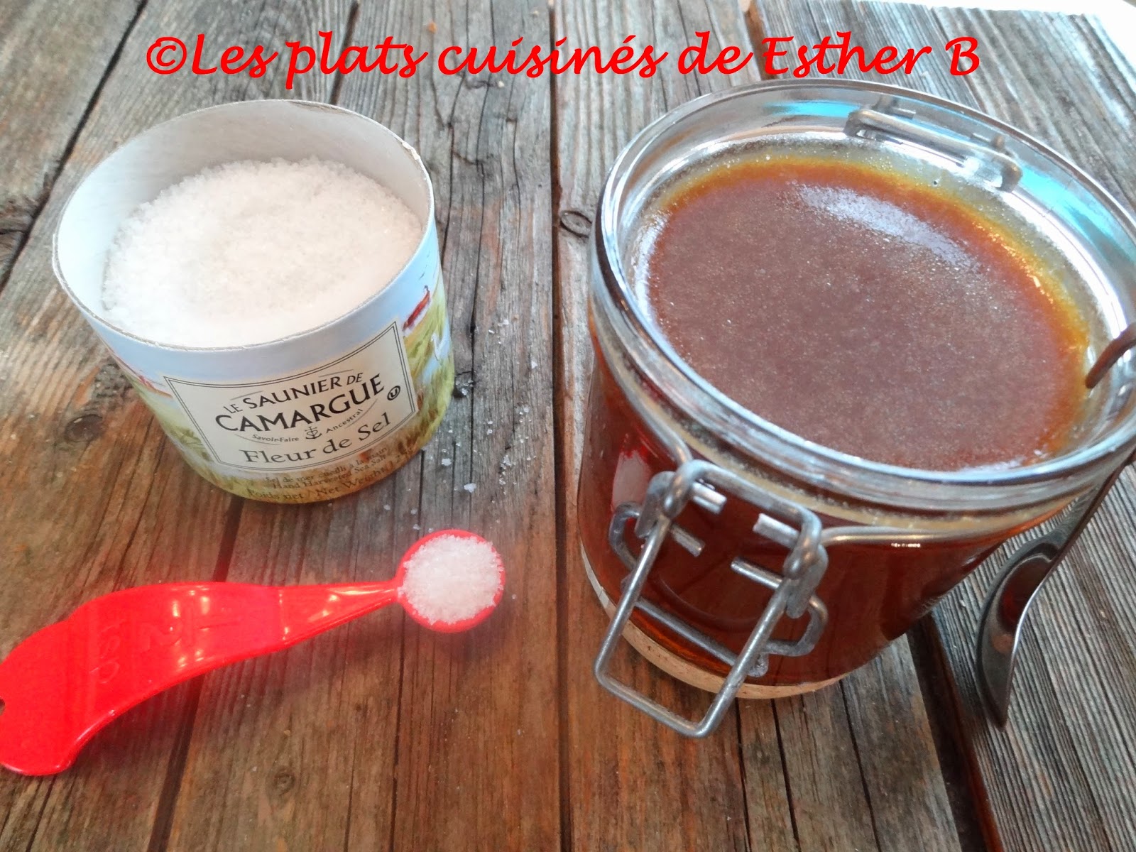 Les plats cuisinés de Esther B Caramel à la fleur de sel