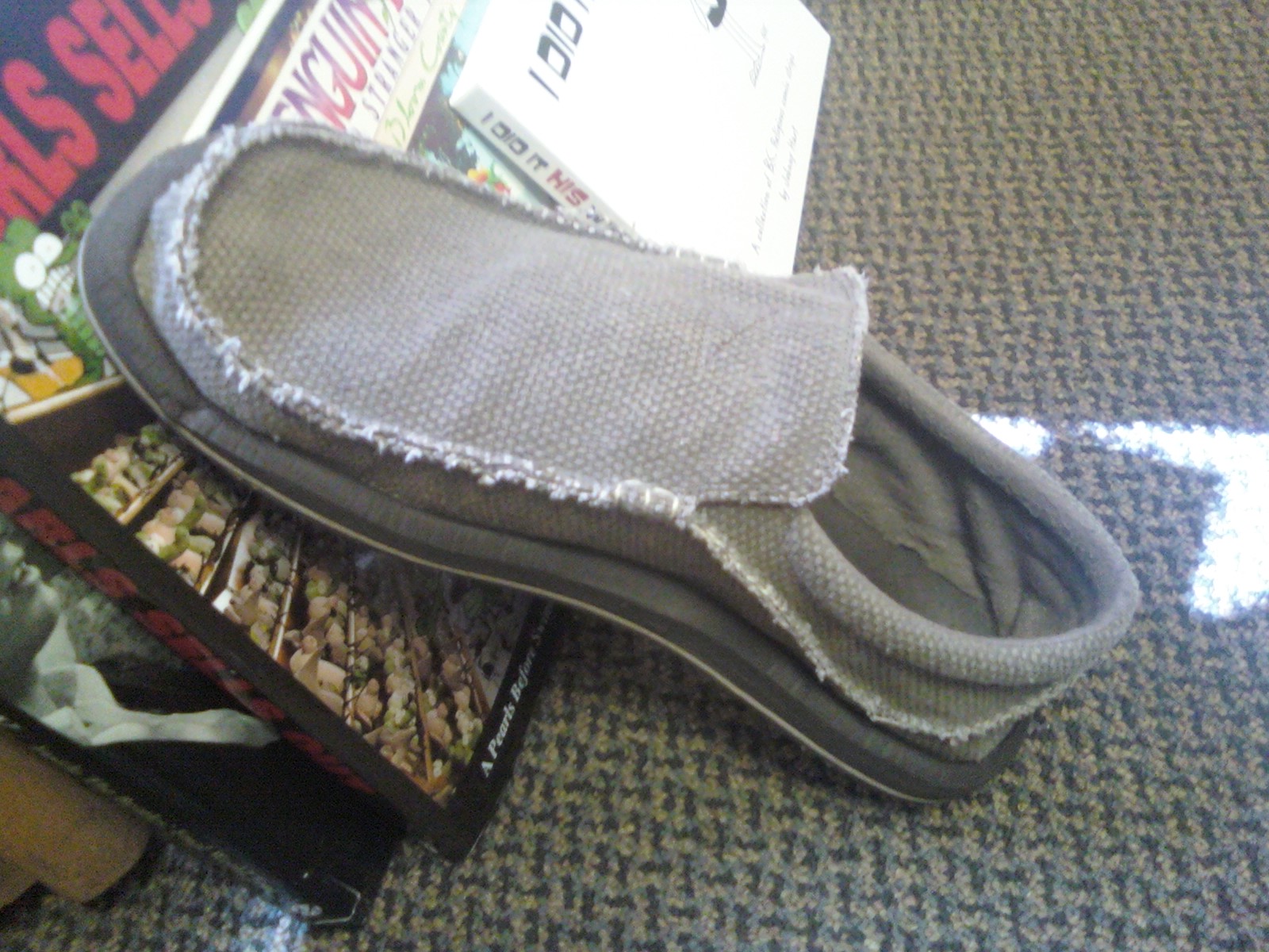 Dude and Dudeology Sandals Not Shoes at Work!...Nice!