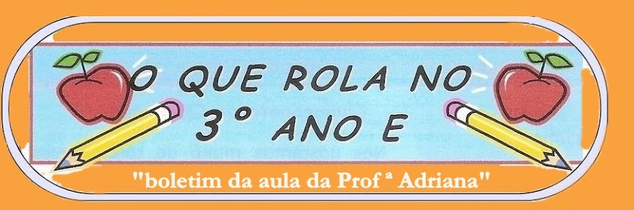 Boletim da aula da Profª Adriana