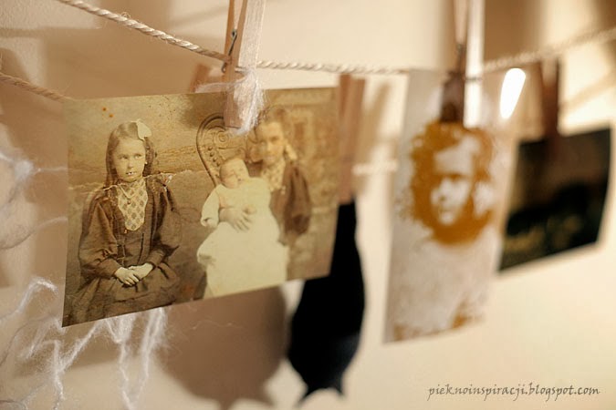 Vintage zdjęcia na halloween halloween, dekoracje, jak urządzić, przystroić, decorations, DIY,