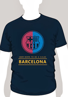 kaos bola barcelona murah