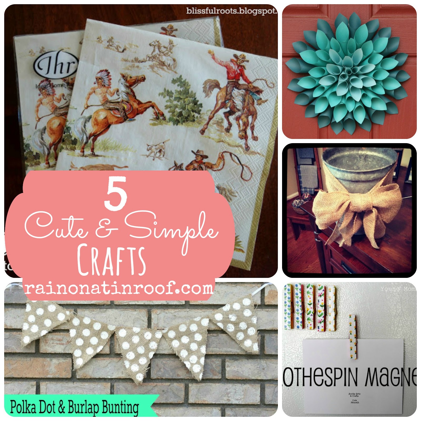 5 Simple Crafts Anyone Can Do