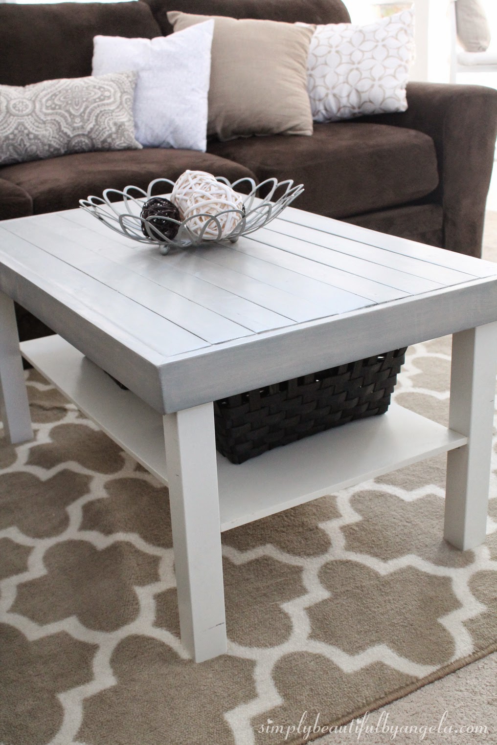 Simply Beautiful by Angela IKEA Lack Coffee Table Hack
