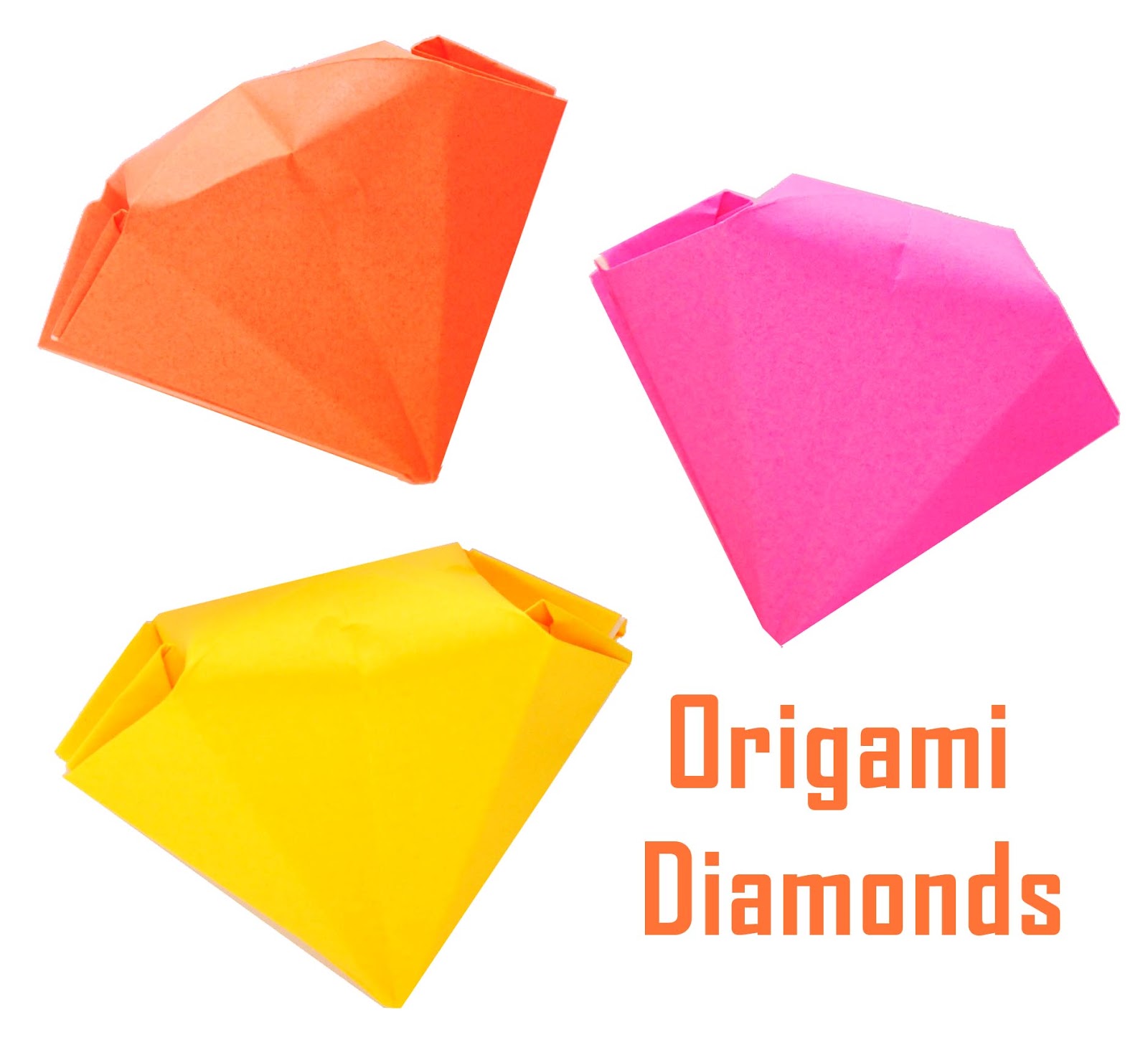 zakka life How to Fold Origami Diamonds