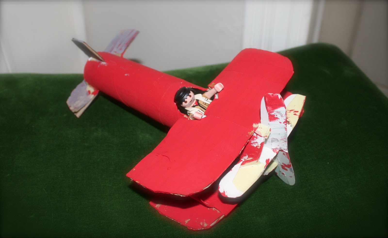 MADE BY LAST HOUR OF THE STAGE THE KIDS MADE AIRPLANES , OUT OF TOILET