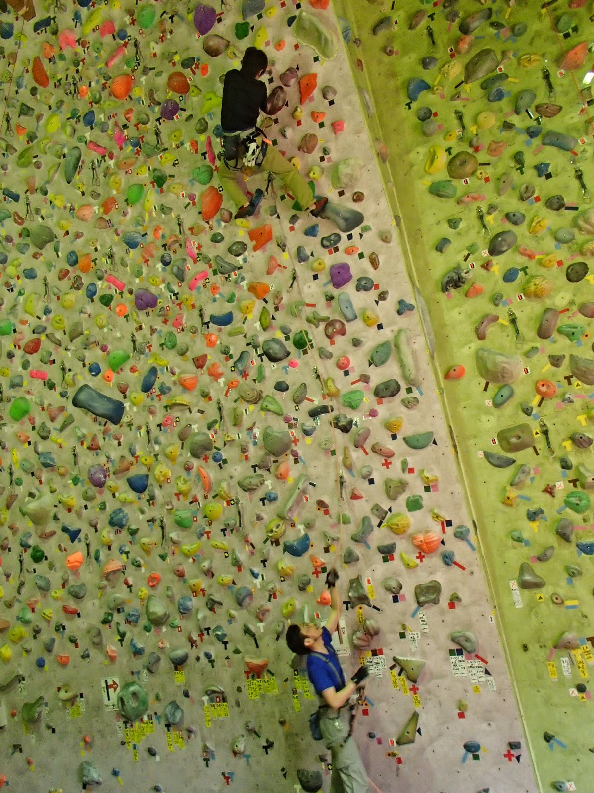 石田登山塾日誌 ビレイの上手さを測る