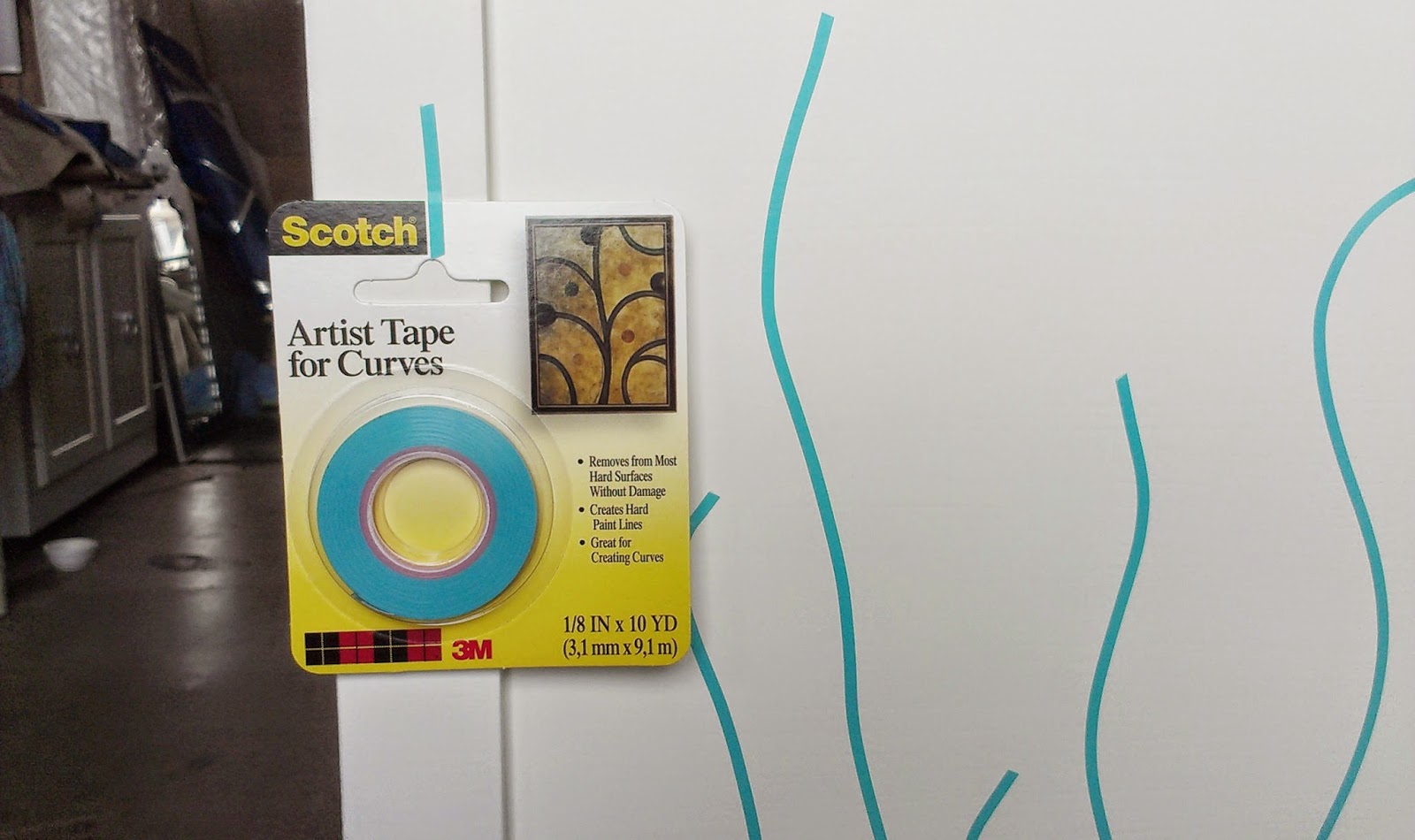 I Paint Furniture & So Can You How To Use Masking Tape To Make A