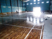 Parket Badminton, Lantai Bulutangkis, Lantai parket Futsal