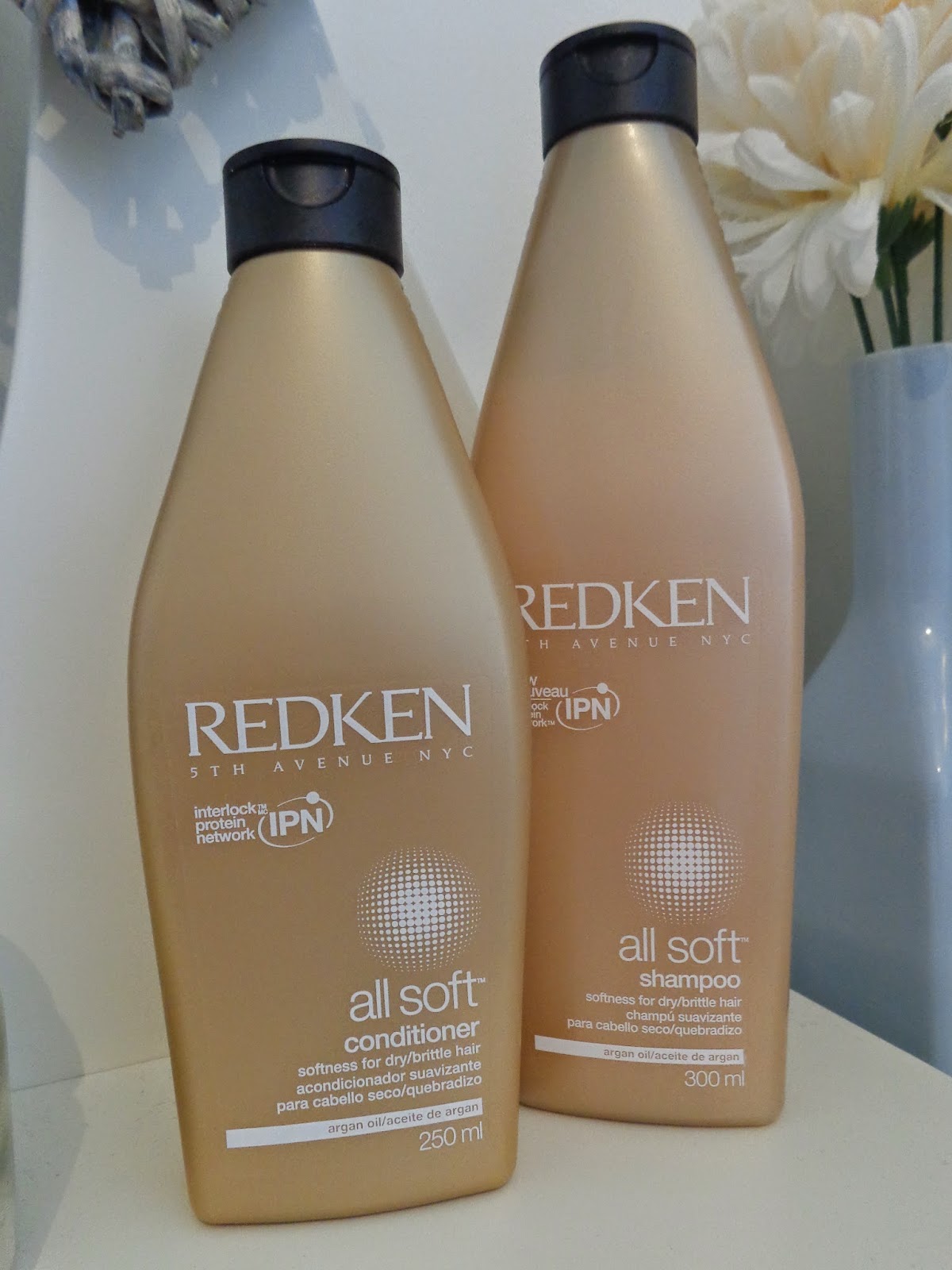 Kizzy Hearts Redken All Soft Shampoo Conditioner