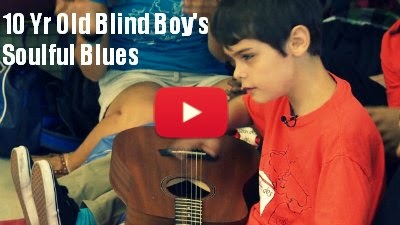 atch this 10 year old Blind boy,Felix De St-Hilaire from Quebec perform the soulful Blues as he sings and plays it on Guitar via geniushowto.blogspot.com music prodigy videos