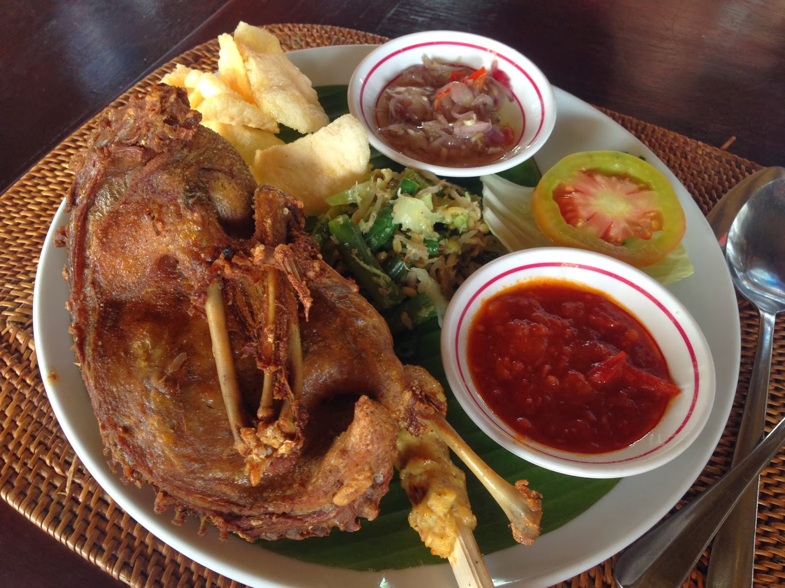 Bebek Tepi Sawah Restaurant Bali Eat and Still Hungry