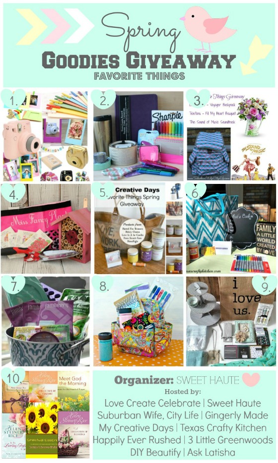 http://sweethaute.blogspot.com/2015/03/goodies-giveaway-spring-favorite-things.html