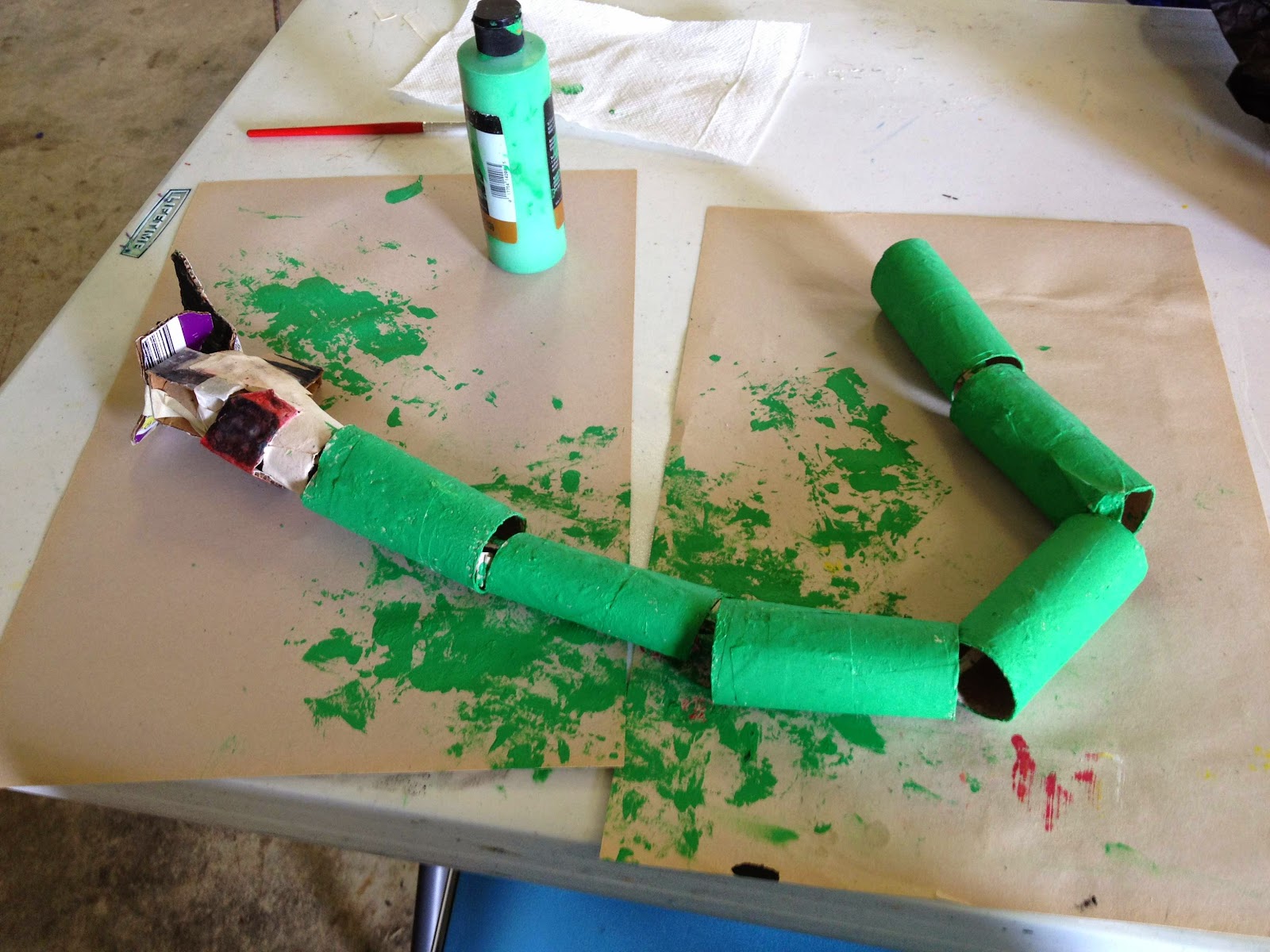 Art With Aubrey Paper Mache Summer Art