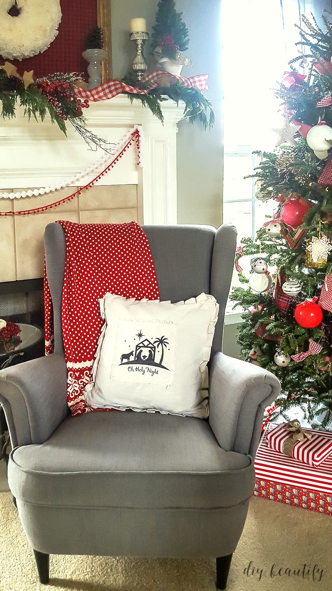 Pleated Drop Cloth Pillows DIY beautify