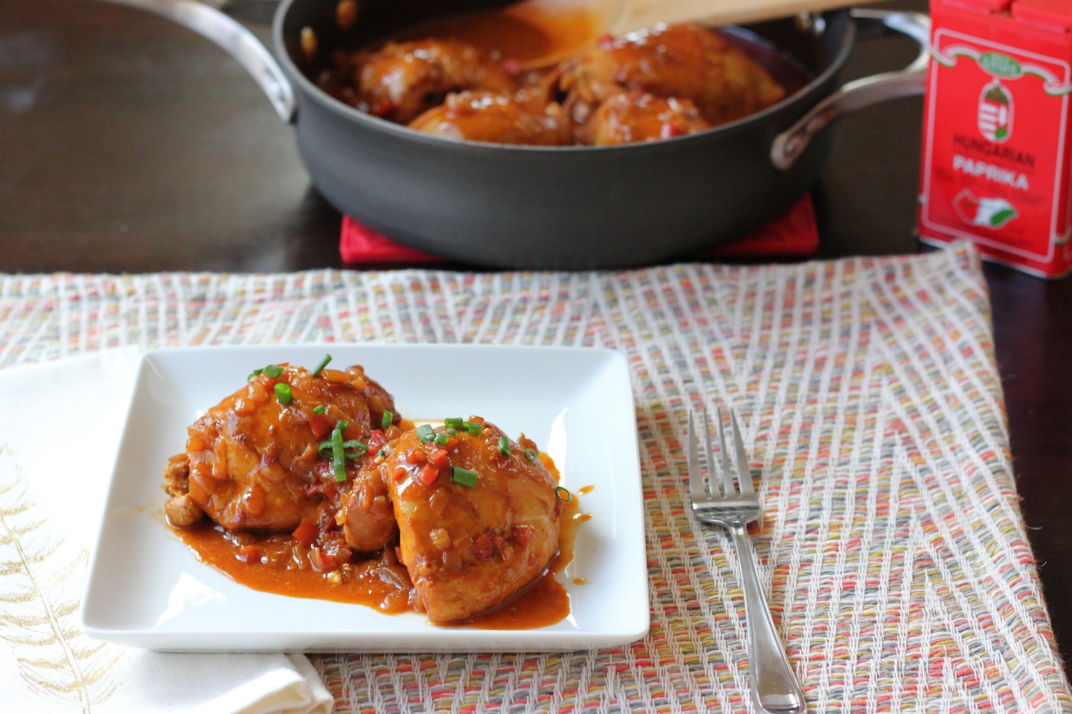 The Lucky Penny Blog Braised Paprika Chicken