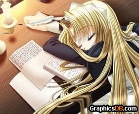 Anime Fans Forever Club Kawaii Sleeping Anime Girl