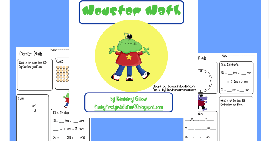 Funky First Grade Fun: Common Core Math Review