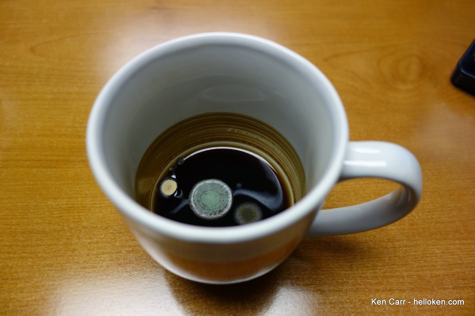 Ken Carr Blog Coffee mug science experiment