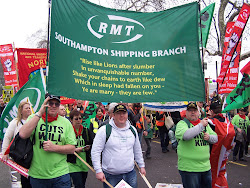 branch members on TUC march in London