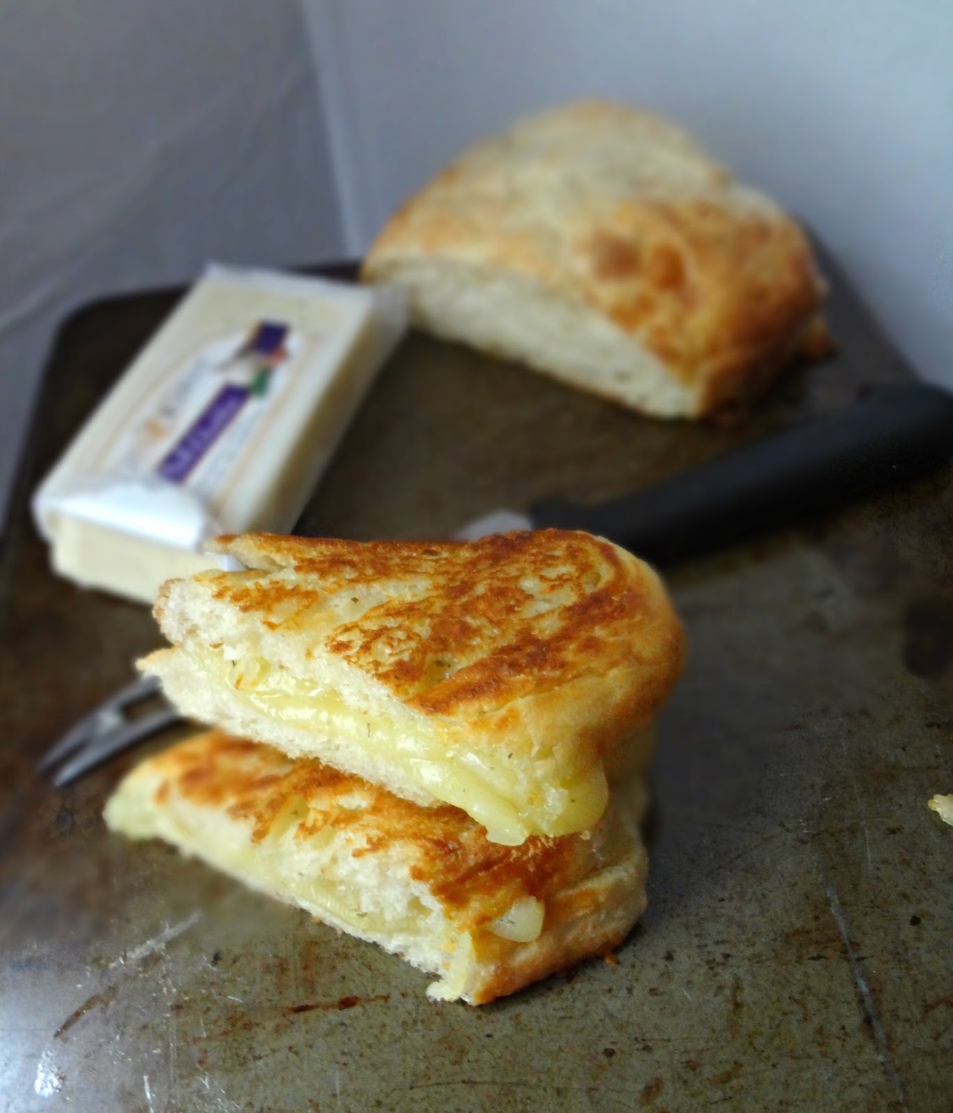The Cooking Actress: Garlic Herb Ciabatta Grilled Cheese ...
