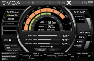 EVGA Precision X - GPU Overclocking Tool