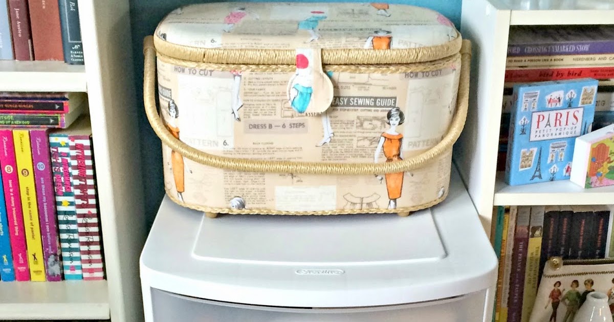 whatever bright things Sewing Box Organization