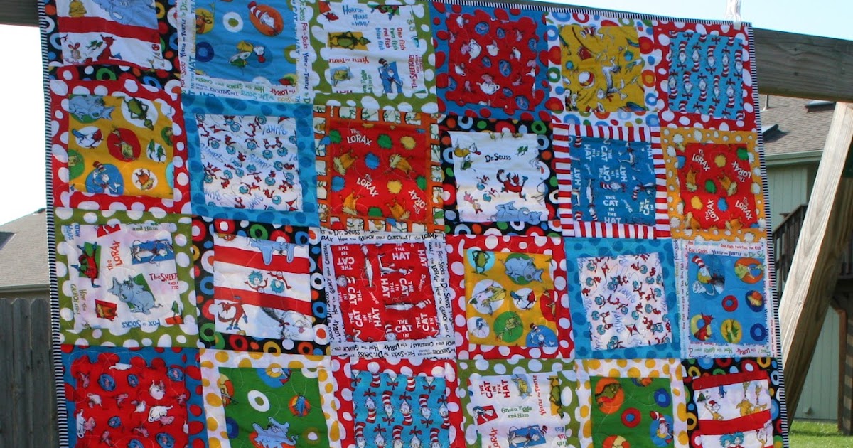 Sewing for Sanity DR SEUSS QUILTFINISHED!!
