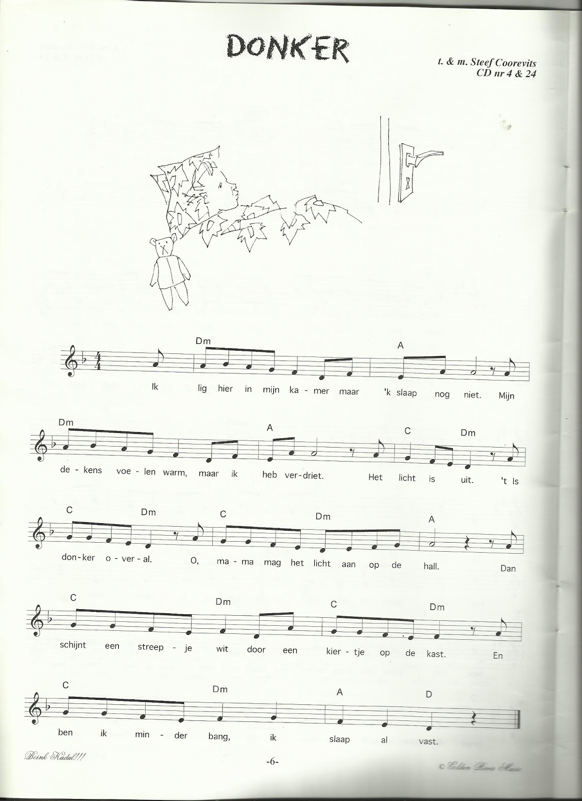 De piratenklas Lied donker