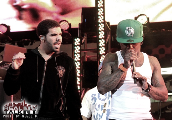 Foto do Lil Wayne & Drake Foto do Lil Wayne & Drake