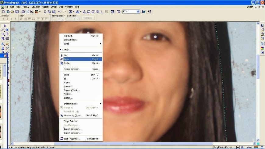 Mengganti Backround Foto Menggunakan Photoimpact Edit foto cantik