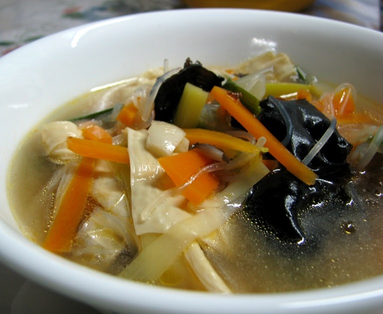 Vegetables with Dried Bean Curd Soup asiadeli