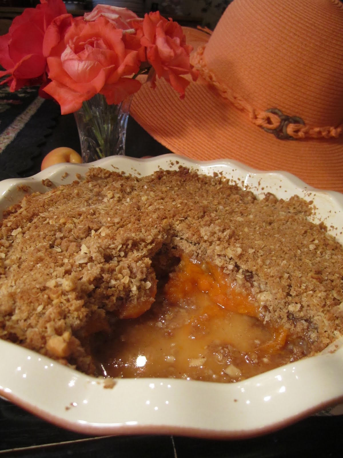 Wendys Hat Apricot Crisp {Recipe}