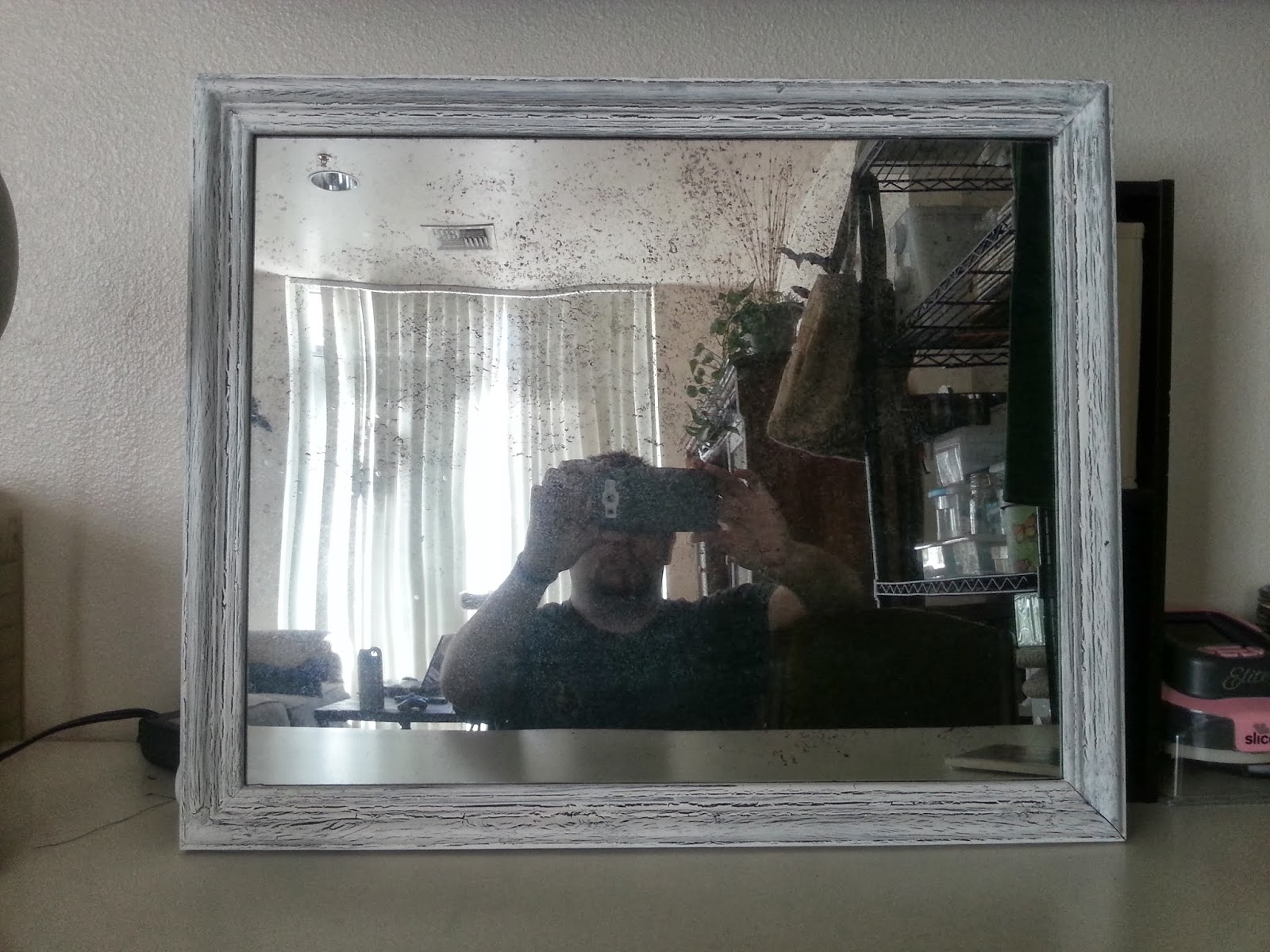 With Our Powers Combined Antique Mirror Mirror Spray and Crackle Paint