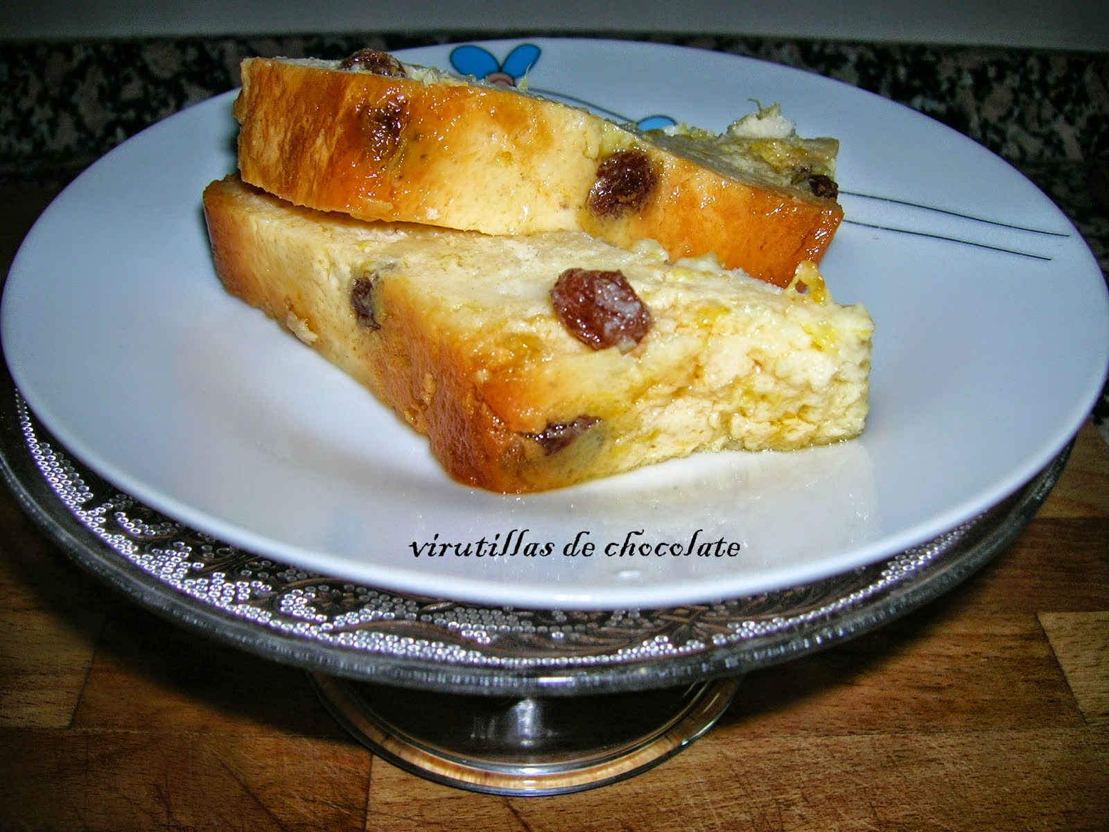 Recetas BBSS Pudin de pan al microondas