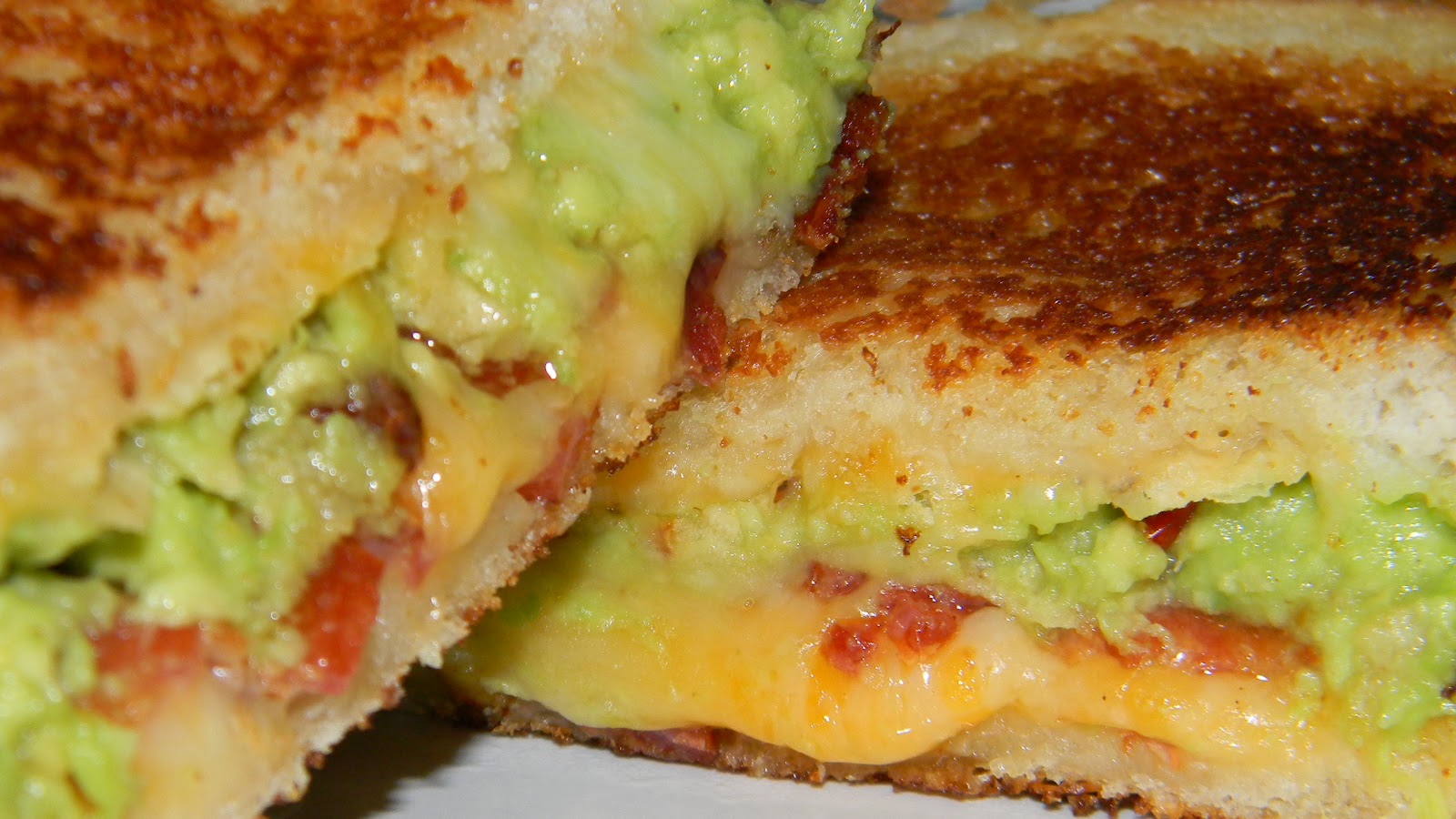 Eat My Words Bacon Guacamole Grilled Cheese