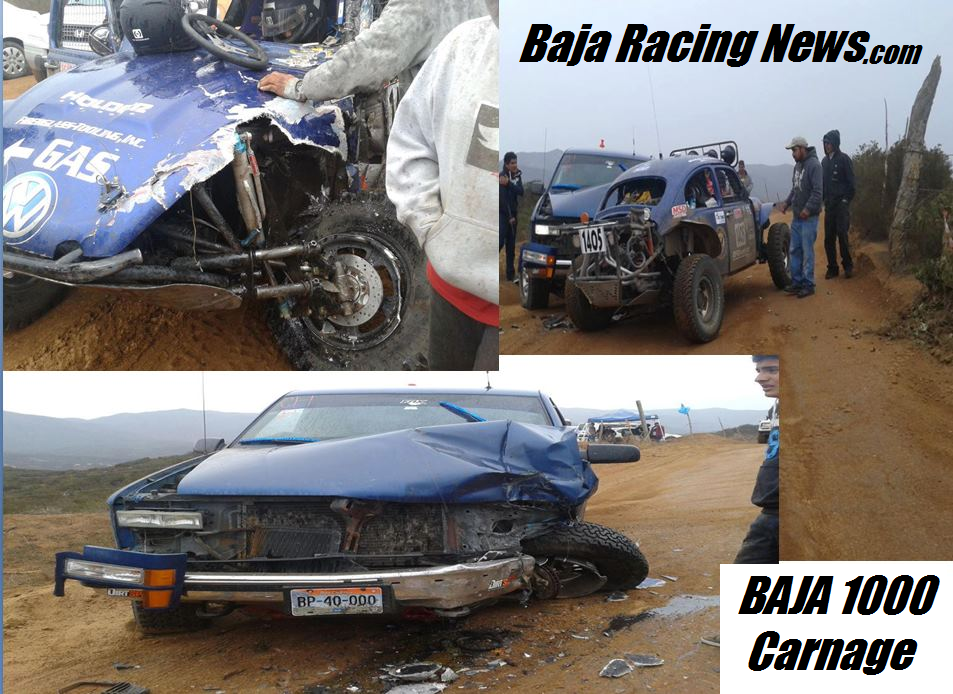 Baja Racing News LIVE! UPDATED! BULLETIN! "Only Second Degree Burns