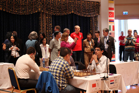 World Cup R2: Sasi, Adhiban Draw ~ Chess Magazine Black and White