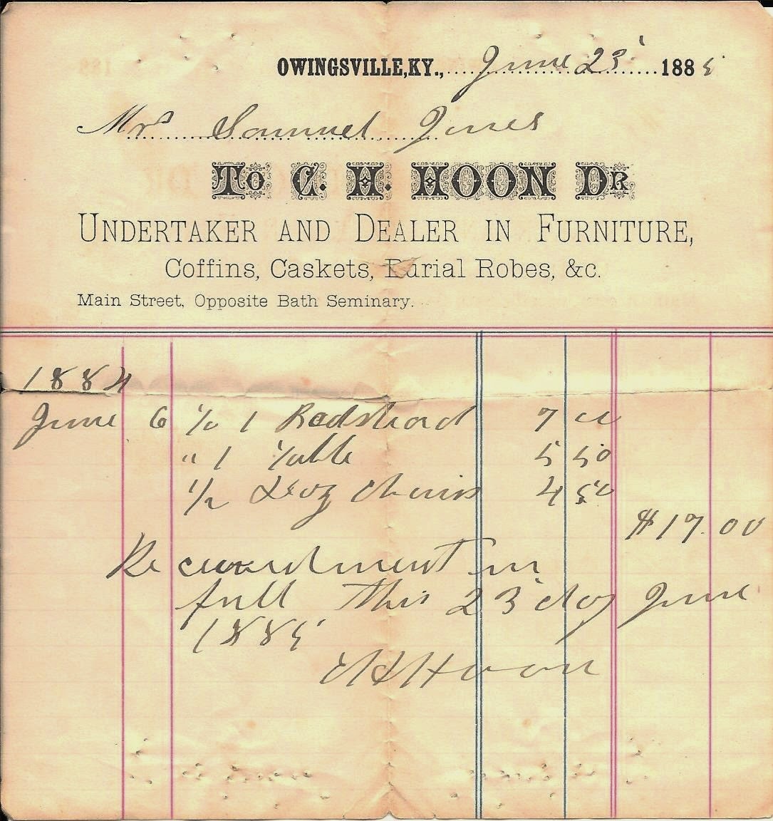 From the Journals of William Burl Kincaid, Jr. More Old Receipts