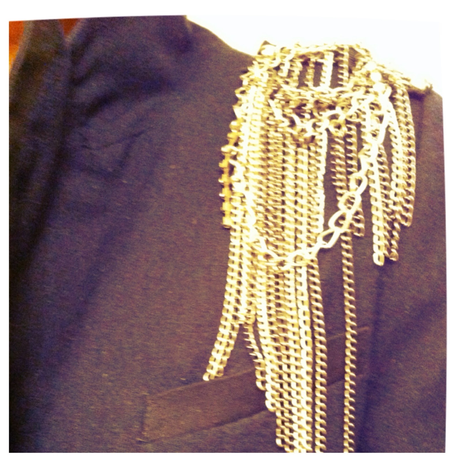 DIY Chain, Chain, Chain Epaulet Trim FASHION TALES