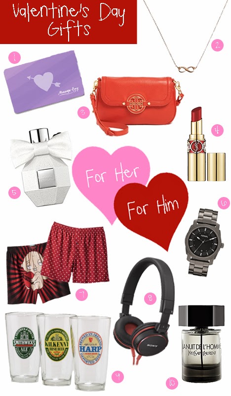 Valentine's Day Gift Guide Her Him