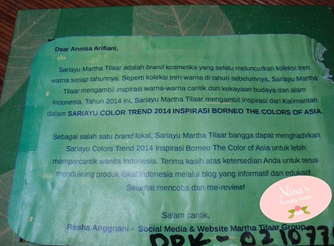 Review Trend Warna Sariayu 2014 inspirasi Borneo
