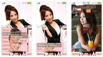 卓文萱SonyEricsson手機主題for Aino﹝240x432﹞