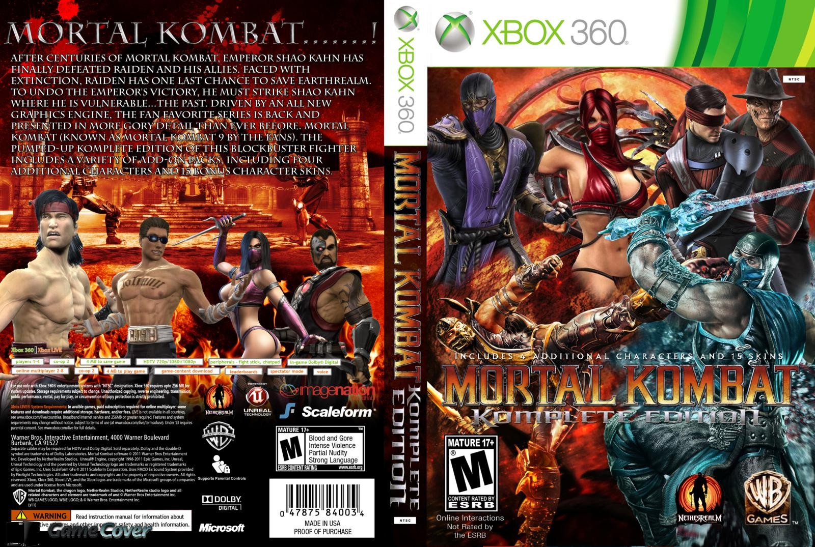 Download free Ultimate Mortal Kombat 3 Xbox 360 Iso software