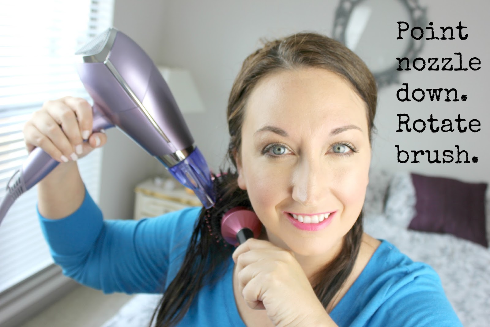 Elle Sees Beauty Blogger in Atlanta How To Do a Blow Out At Home